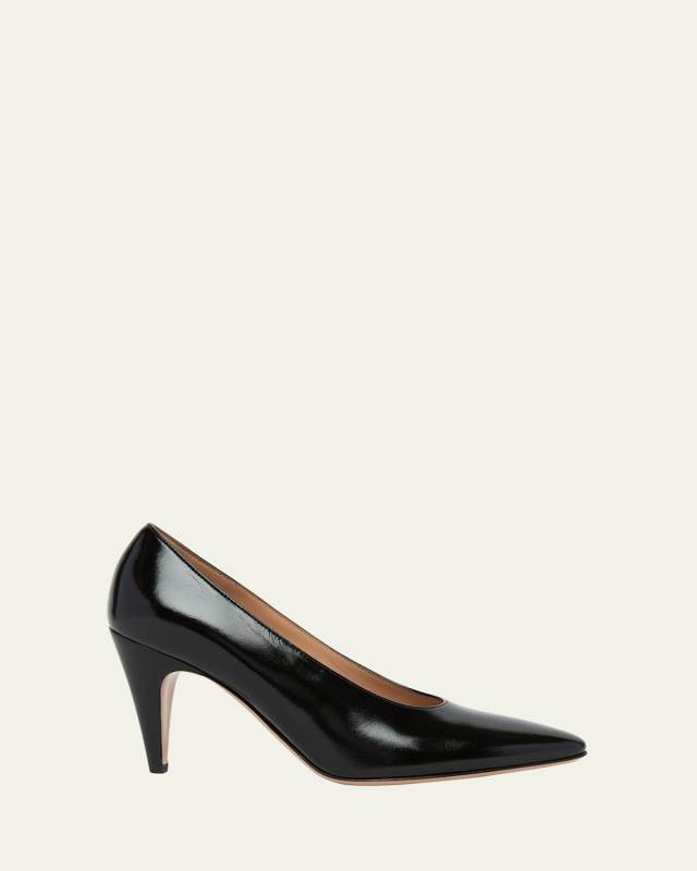 Nuit Leather Stiletto Pumps